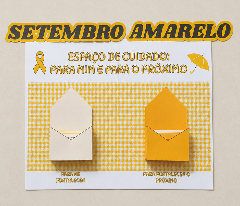 Painel Interativo Setembro Amarelo: Dinâmica de Acolhimento e Saúde Mental