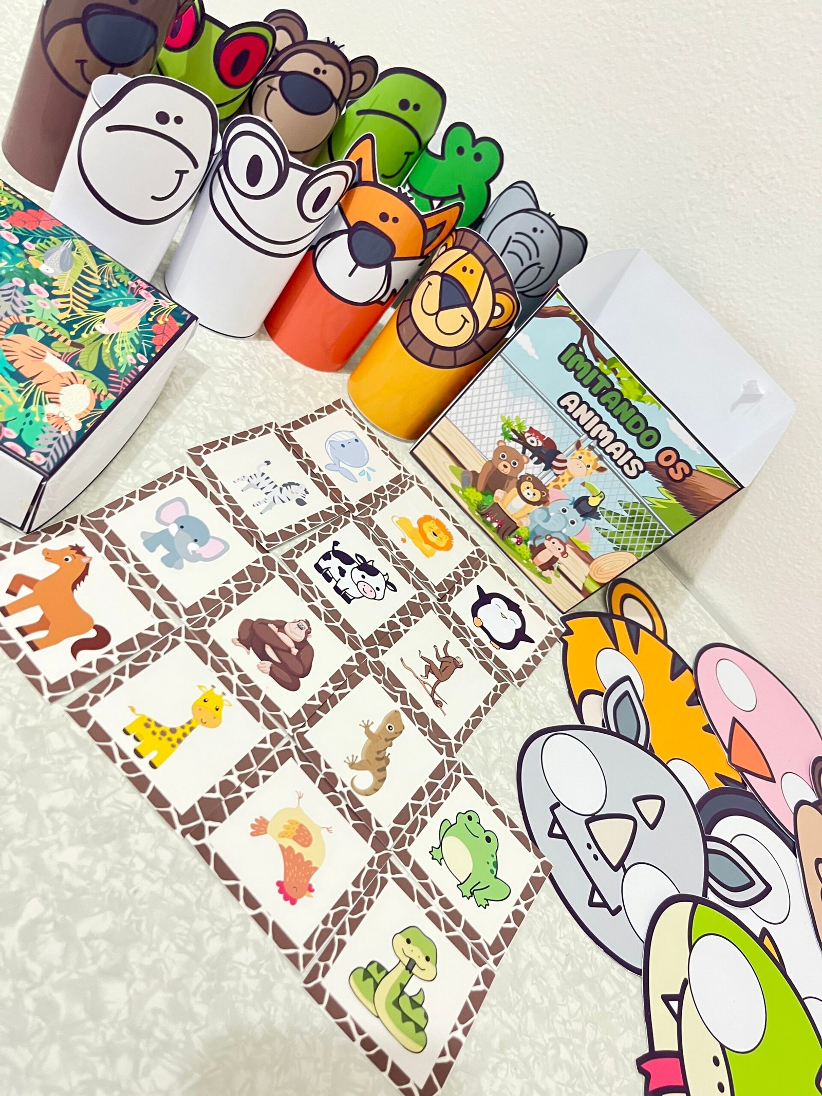 Caixa "Imitando os Animais": Atividade Lúdica para Educação Infantil - Imagem 8