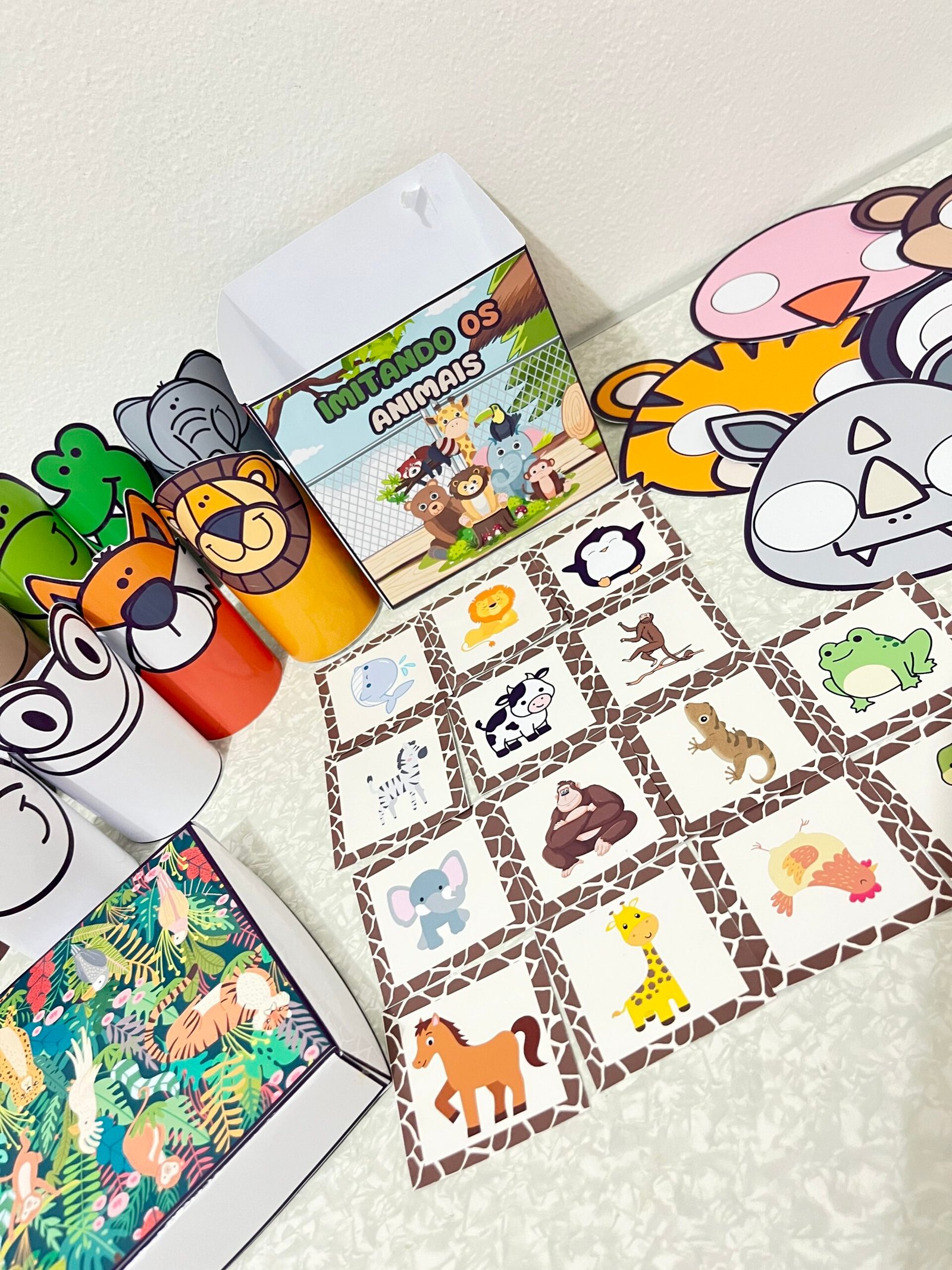 Caixa "Imitando os Animais": Atividade Lúdica para Educação Infantil - Imagem 7