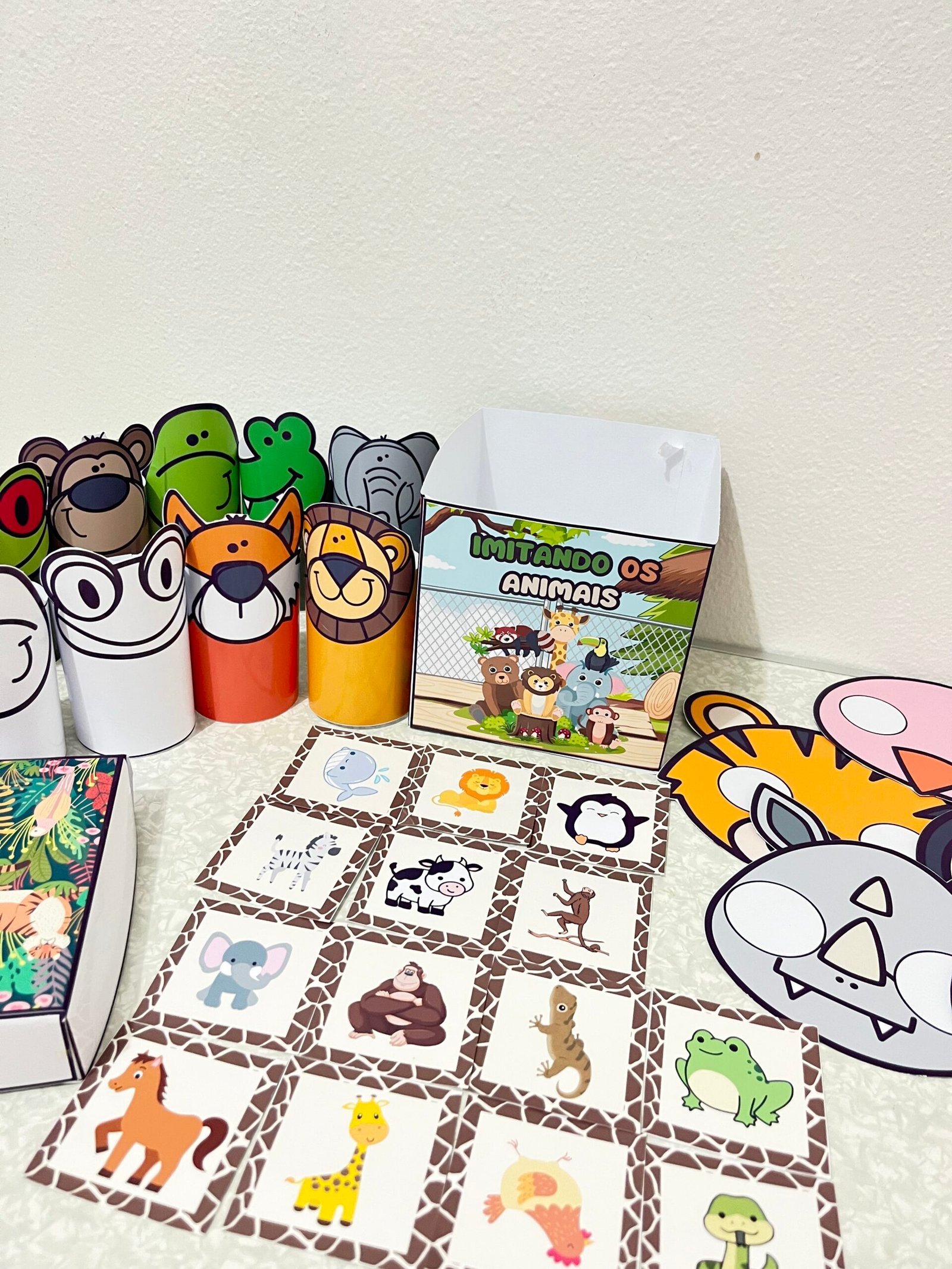 Caixa "Imitando os Animais": Atividade Lúdica para Educação Infantil - Imagem 6