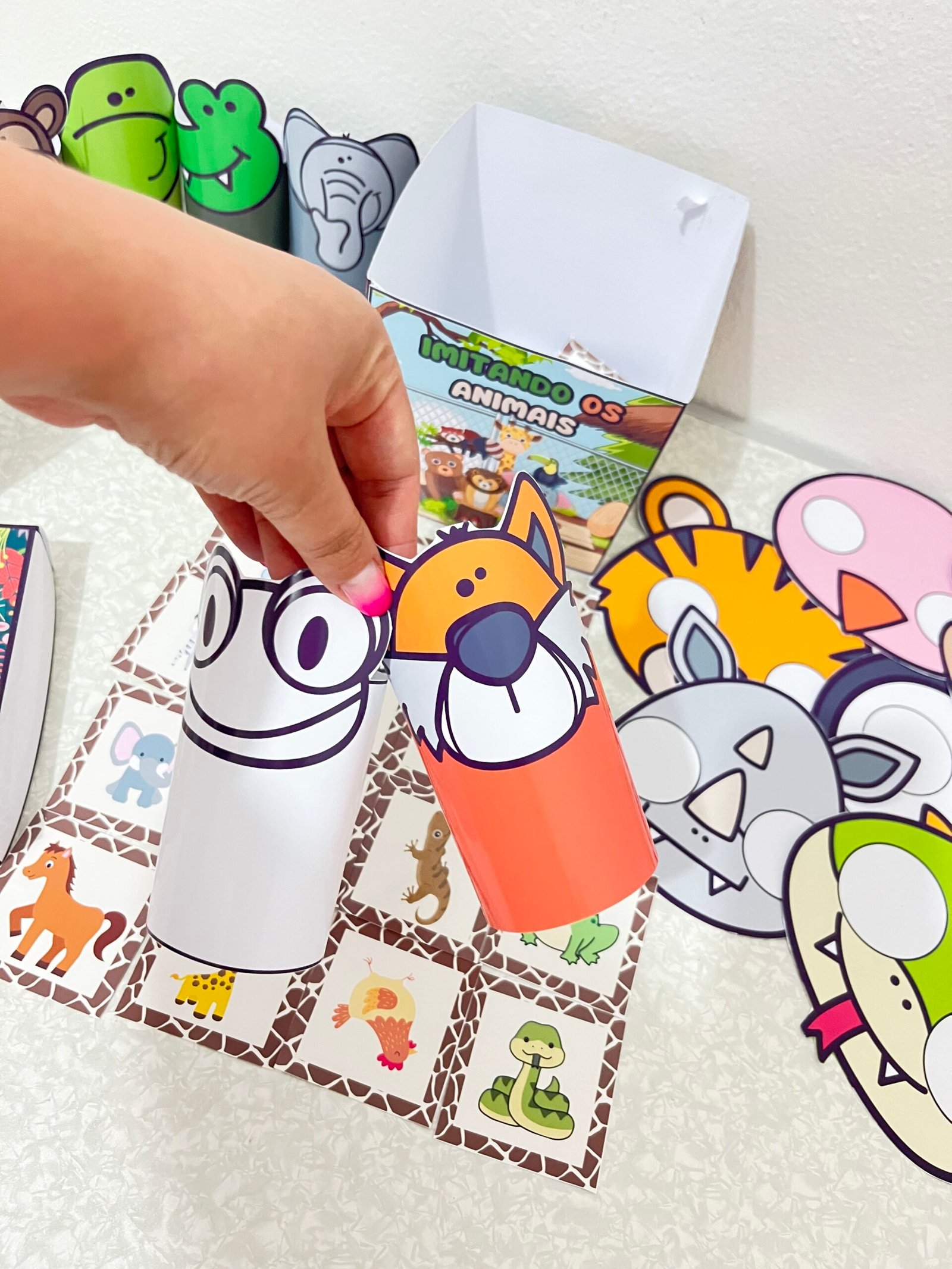Caixa "Imitando os Animais": Atividade Lúdica para Educação Infantil - Imagem 5