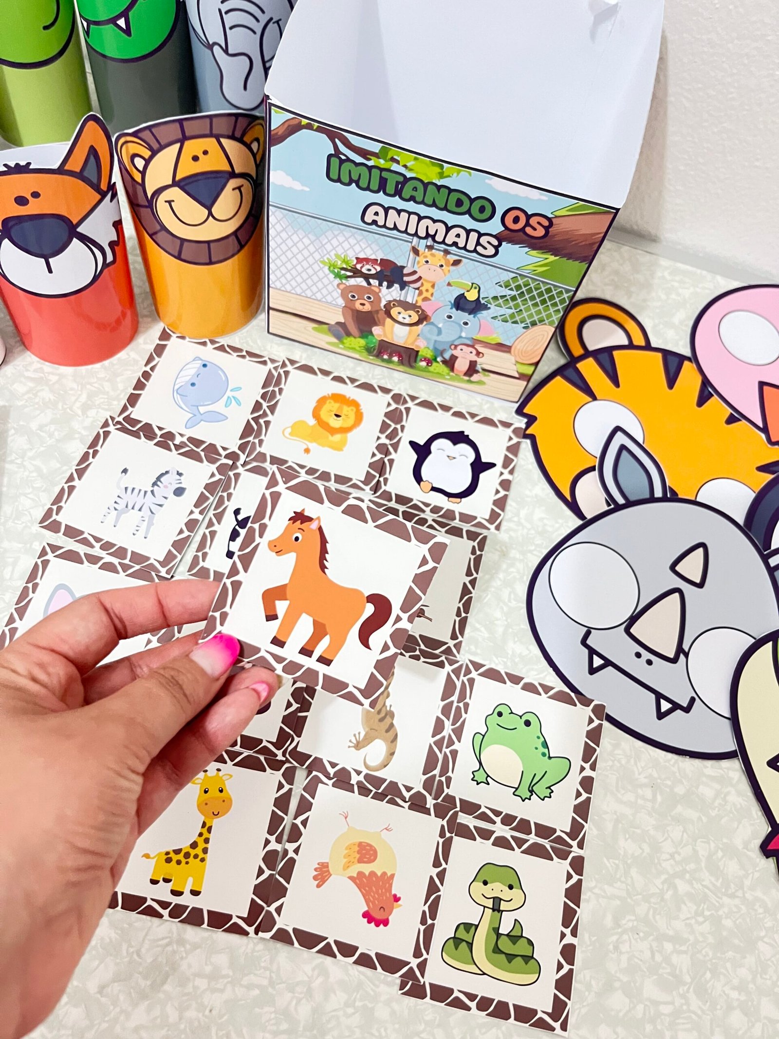 Caixa "Imitando os Animais": Atividade Lúdica para Educação Infantil - Imagem 4
