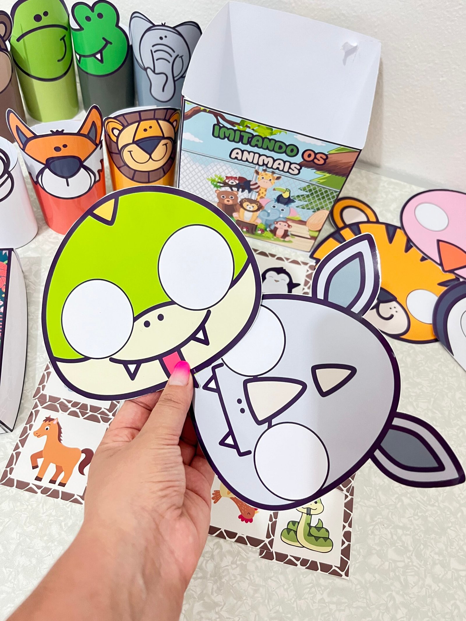Caixa "Imitando os Animais": Atividade Lúdica para Educação Infantil - Imagem 3
