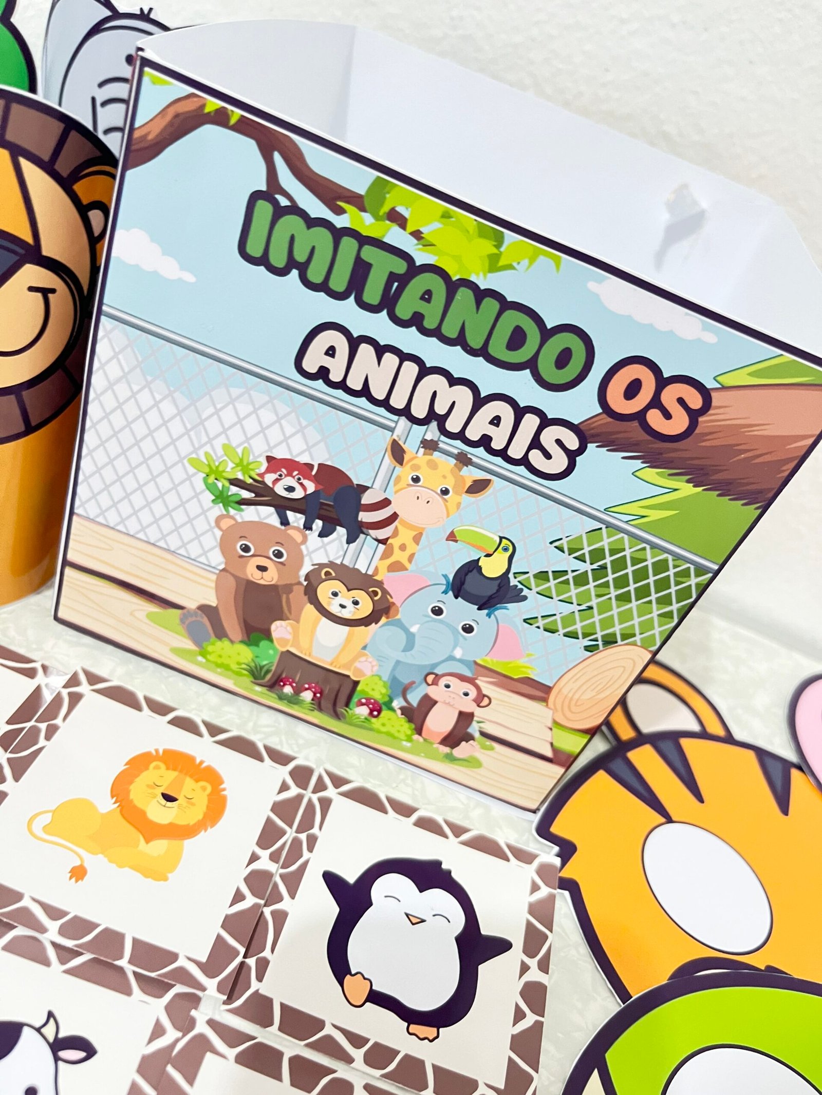 Caixa "Imitando os Animais": Atividade Lúdica para Educação Infantil - Imagem 2