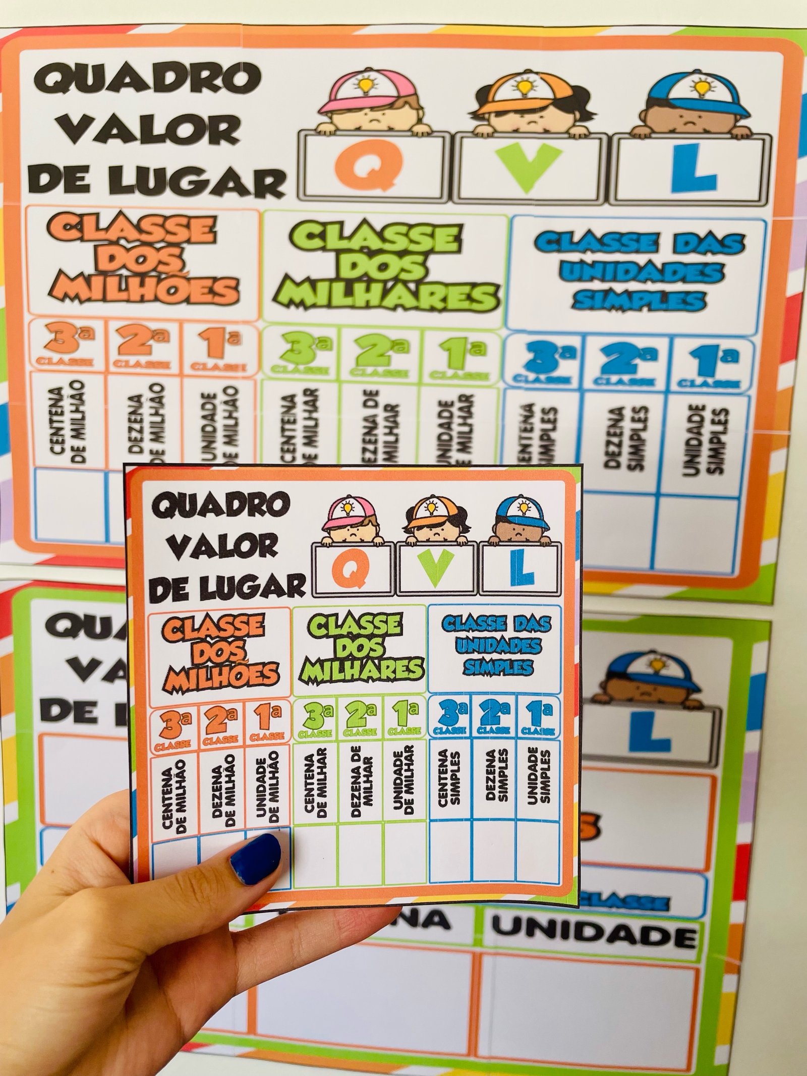 Painel Quadro Valor de Lugar (QVL) + Atividades - Imagem 5