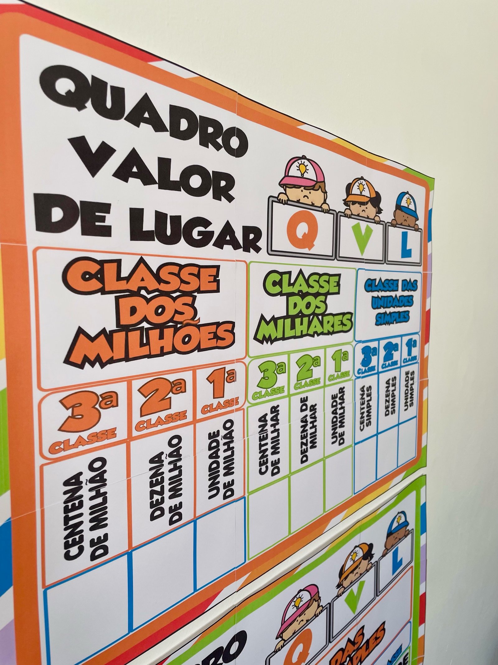 Painel Quadro Valor de Lugar (QVL) + Atividades - Imagem 3